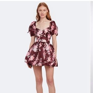 Love shack fancy Hansel puff sleeve mini dress